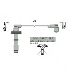 134958 Huco Комплект проводов зажигания