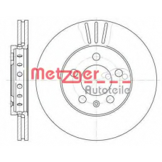 6545.10 METZGER Тормозной диск