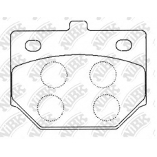 PN1032 NiBK Комплект тормозных колодок, дисковый тормоз