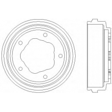 MBD015 DON Тормозной барабан