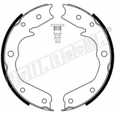 1073.173 fri.tech. Комплект тормозных колодок, стояночная тормозная с
