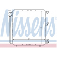 63971 NISSENS Радиатор, охлаждение двигателя