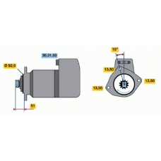 0 001 418 014 BOSCH Стартер