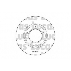 DF1803 TRW Тормозной диск