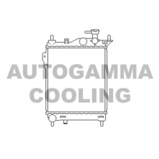 103667 AUTOGAMMA Радиатор, охлаждение двигателя