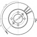 BSF3471 QUINTON HAZELL Тормозной диск