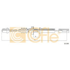 10.306 COFLE Трос, управление сцеплением