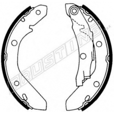 124.261 TRUSTING Комплект тормозных колодок