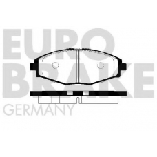 5502225004 EUROBRAKE Комплект тормозных колодок, дисковый тормоз