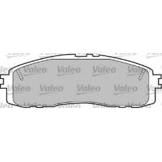 551600 VALEO Комплект тормозных колодок, дисковый тормоз