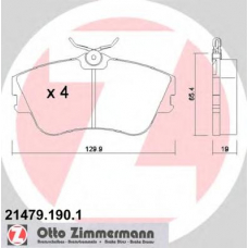 21479.190.1 ZIMMERMANN Комплект тормозных колодок, дисковый тормоз