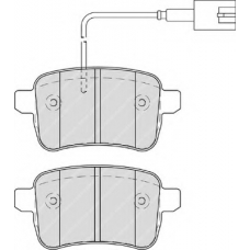 FSL4308 FERODO Комплект тормозных колодок, дисковый тормоз