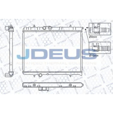 RA0070081 JDEUS Радиатор, охлаждение двигателя