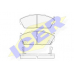 180704 ICER Комплект тормозных колодок, дисковый тормоз