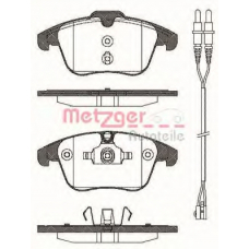 1249.01 METZGER Комплект тормозных колодок, дисковый тормоз