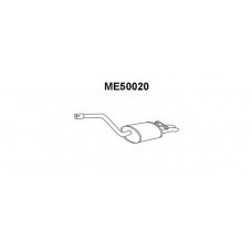 ME50020 VENEPORTE Глушитель выхлопных газов конечный