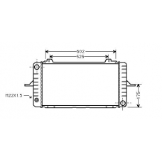 FD2101 AVA Радиатор, охлаждение двигателя