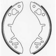 BS525 QUINTON HAZELL Комплект тормозных колодок