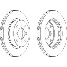 DDF978-1 FERODO Тормозной диск