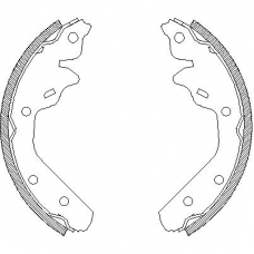 4031.00 ROADHOUSE Комплект тормозных колодок