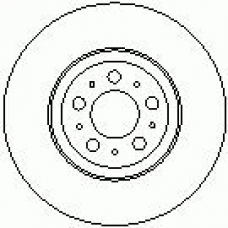 6866 10 KAWE Тормозной диск