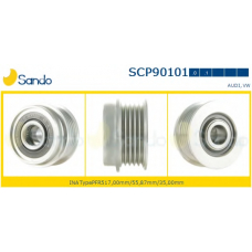 SCP90101.0 SANDO Ременный шкив, генератор