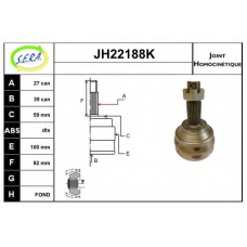 JH22188K SERA Шарнирный комплект, приводной вал