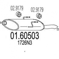 01.60503 MTS Глушитель выхлопных газов конечный