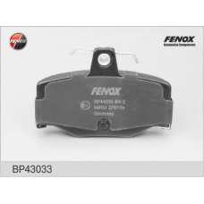 BP43033 FENOX Комплект тормозных колодок, дисковый тормоз