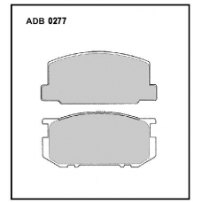 ADB0277 Allied Nippon Тормозные колодки
