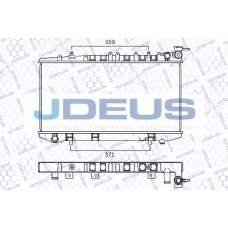 019M49 JDEUS Радиатор, охлаждение двигателя