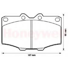 572178B BENDIX Комплект тормозных колодок, дисковый тормоз