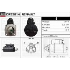 DRS3814 DELCO REMY Стартер