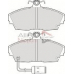ADB1256 COMLINE Комплект тормозных колодок, дисковый тормоз