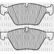 BBP1948 BORG & BECK Комплект тормозных колодок, дисковый тормоз