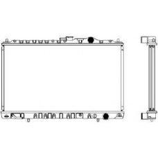 1321-0241 SAKURA  Automotive Радиатор, охлаждение двигателя