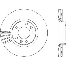 BDA1114.20 OPEN PARTS Тормозной диск