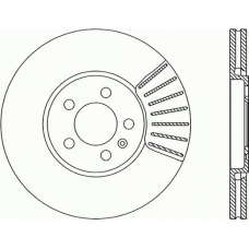 BDR1591.20 OPEN PARTS Тормозной диск