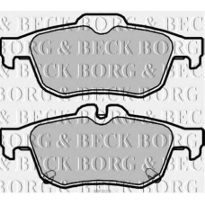 BBP2303 BORG & BECK Комплект тормозных колодок, дисковый тормоз