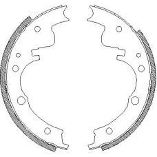 4104.00 ROADHOUSE Комплект тормозных колодок