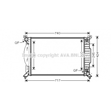 AI2229 Prasco Радиатор, охлаждение двигателя