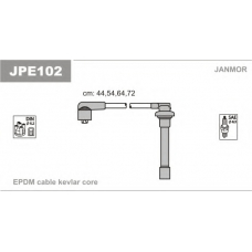 JPE102 JANMOR Комплект проводов зажигания