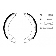 0 986 487 579 BOSCH Комплект тормозных колодок, стояночная тормозная с