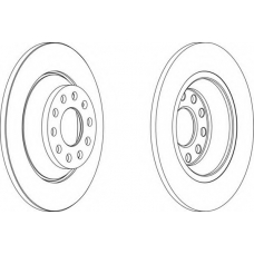 DDF1307 FERODO Тормозной диск