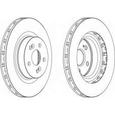 DDF1524-1 FERODO Тормозной диск