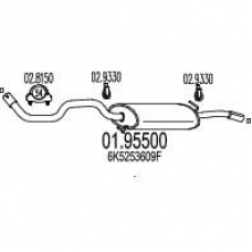 01.95500 MTS Глушитель выхлопных газов конечный