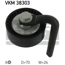 VKM 38303 SKF Натяжной ролик, поликлиновой  ремень