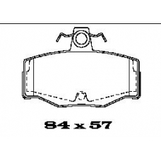 BL1339A1 FTE Комплект тормозных колодок, дисковый тормоз