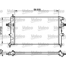 732551 VALEO Радиатор, охлаждение двигателя