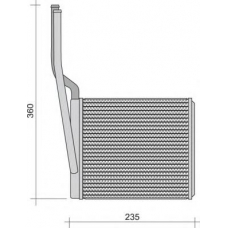 350218257000 MAGNETI MARELLI Теплообменник, отопление салона
